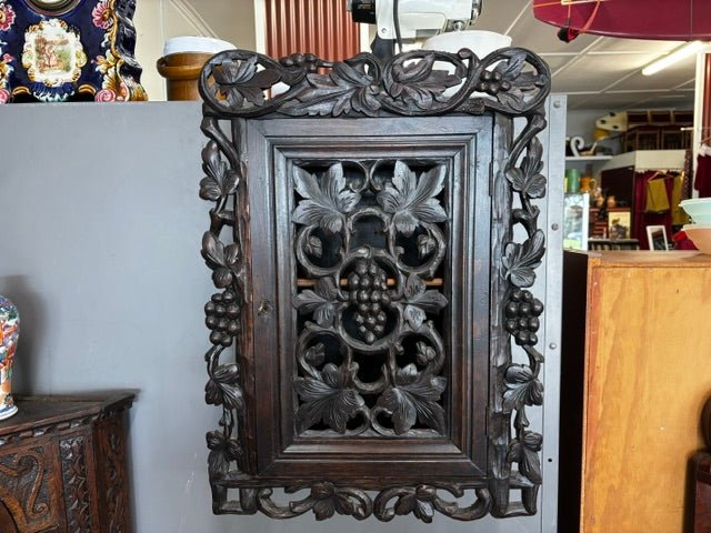Antique Blackforest Cabinet or Spice Cupboard - Industry Vintage