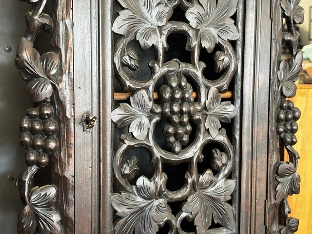 Antique Blackforest Cabinet or Spice Cupboard - Industry Vintage