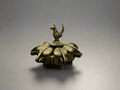 Antique Brass/Bronze Kum Kum box - Industry Vintage