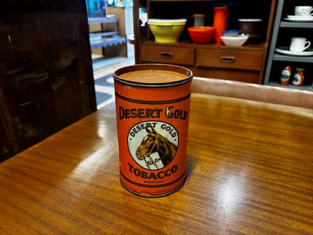 Antique Collectible Tins - Industry VintageOrange