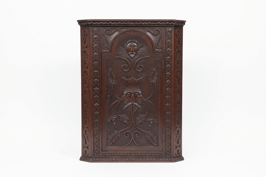 Antique Corner Unit - Industry Vintage