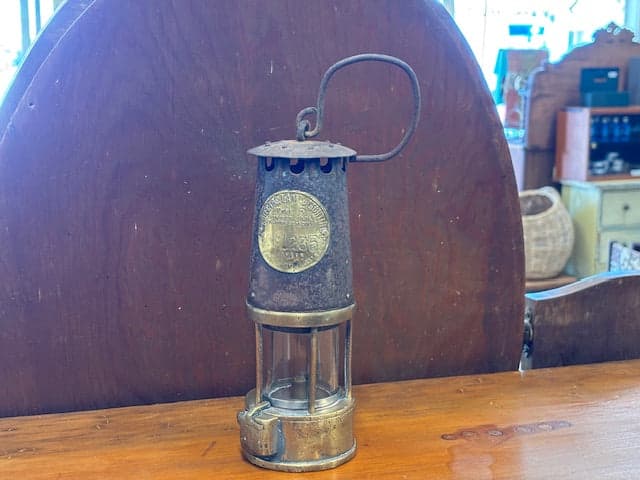 Antique Miners Lamp - Industry Vintage