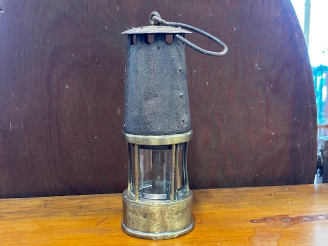 Antique Miners Lamp - Industry Vintage