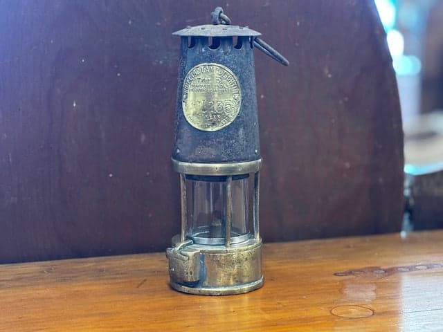 Antique Miners Lamp - Industry Vintage