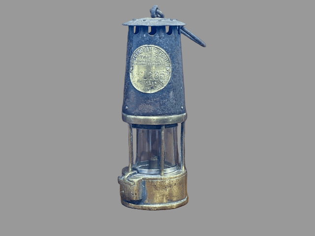 Antique Miners Lamp - Industry Vintage