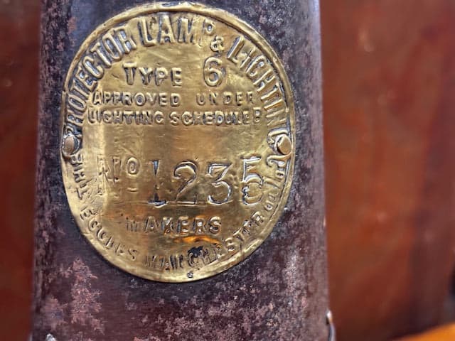 Antique Miners Lamp - Industry Vintage