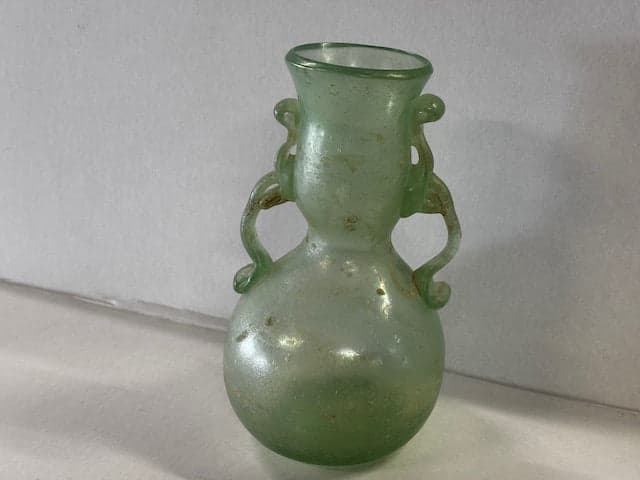 Antique Roman Glass Vase - Industry Vintage