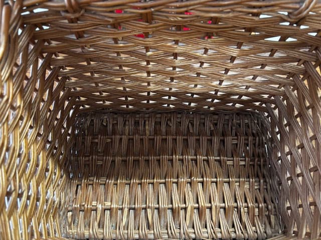 Antique Wicker Pigeon Carrier Basket - Industry Vintage
