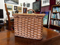 Antique Wicker Pigeon Carrier Basket - Industry Vintage