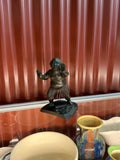 Authentic Japanese Meiji Period Bronze Bookend - Industry Vintage