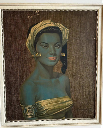 "Balinese Girl" Vintage Art Print Tretchikoff - Industry Vintage