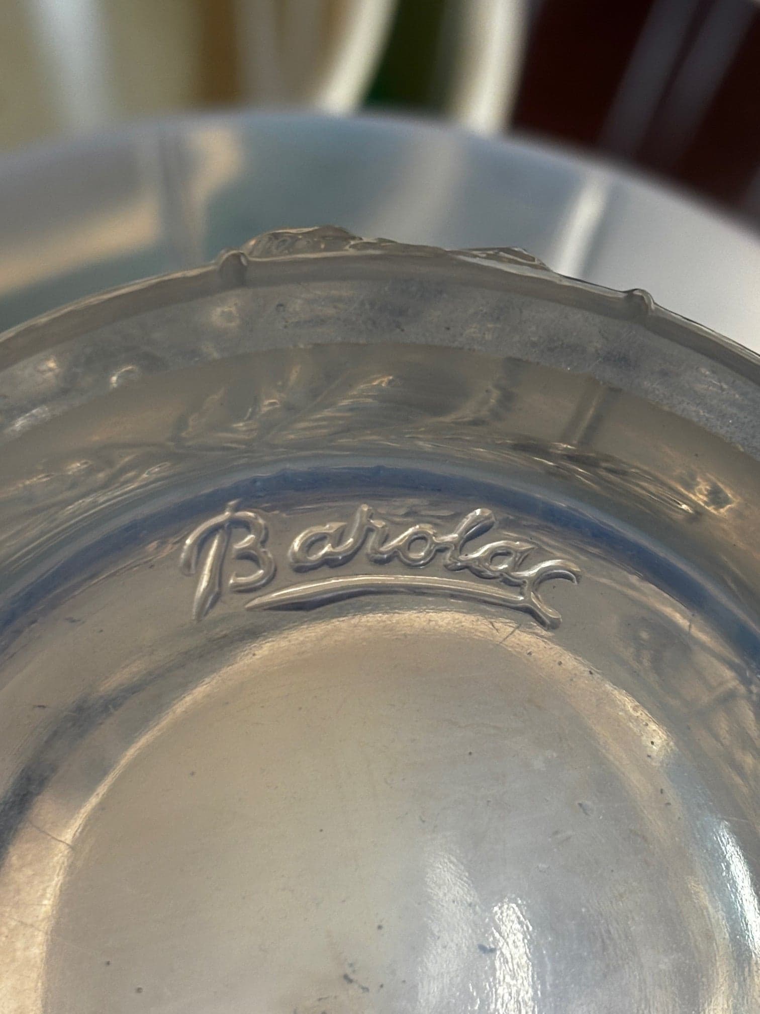 Barolac Czech Glass Roses Vase - Industry Vintage