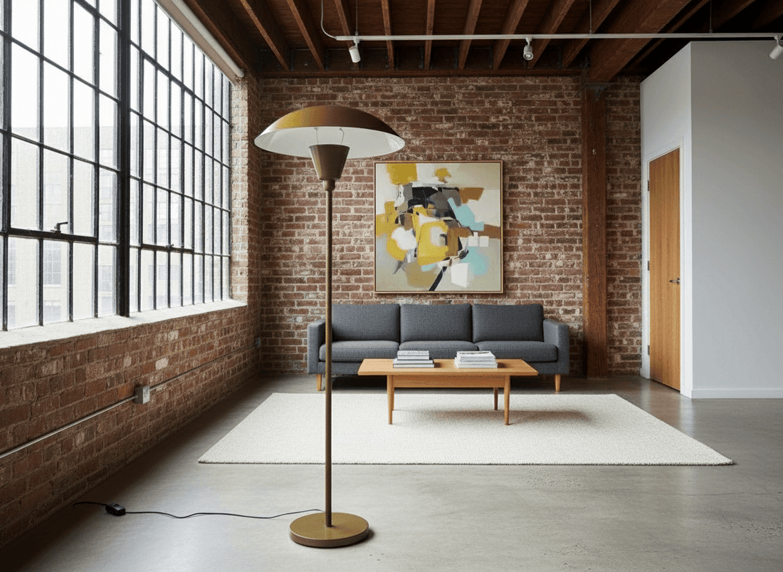 Bauhaus Style Industrial Floor Lamp - Industry Vintage