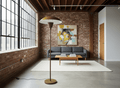 Bauhaus Style Industrial Floor Lamp - Industry Vintage