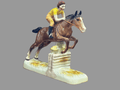 Beswick Horses, Girl on Jumping Horse - Industry Vintage