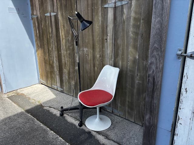 Black Superlux Anglepoise Floor Lamp with Original Base - Industry Vintage