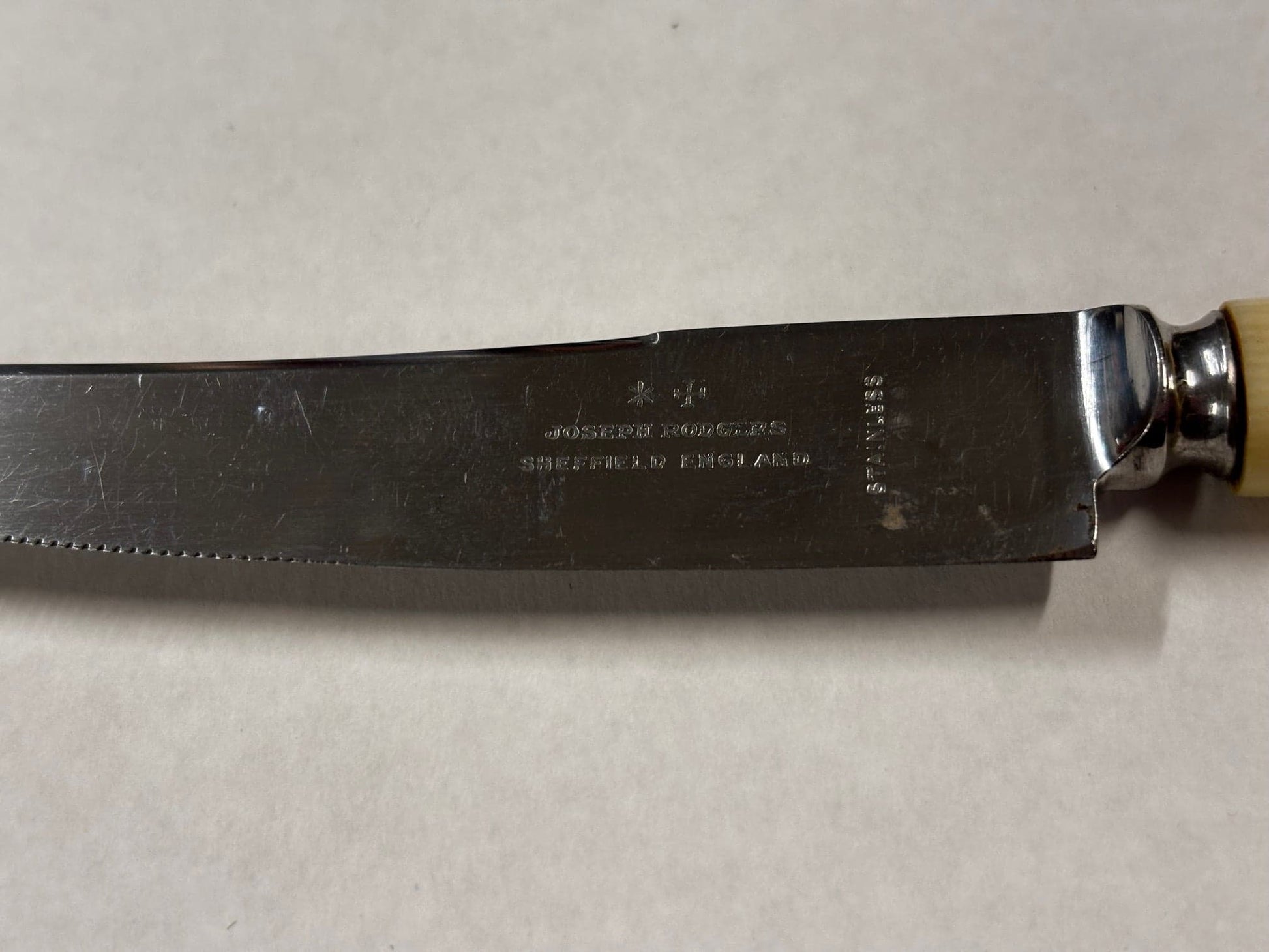 Bone Handle Steak Knife Set - Industry Vintage