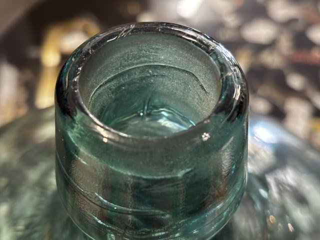 Carboy or Demijohn Aqua Blue Bottle - Industry Vintage