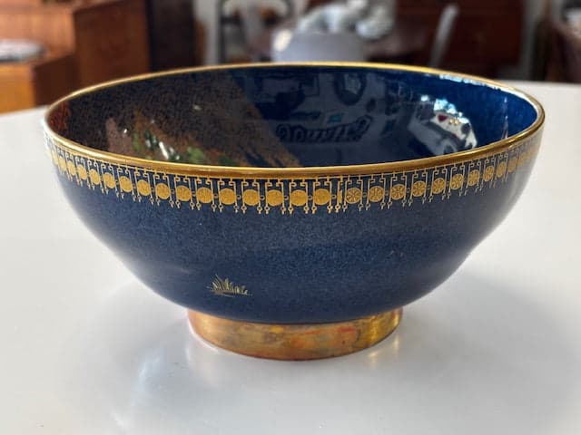 Carlton Ware 'New Stork' Table Bowl by Irene Pemberton - Industry Vintage