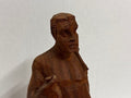 Carved Wooden Samoan Tulafale or Orator Model with Flyswitch - Industry Vintage