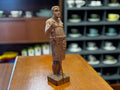 Carved Wooden Samoan Tulafale or Orator Model with Flyswitch - Industry Vintage