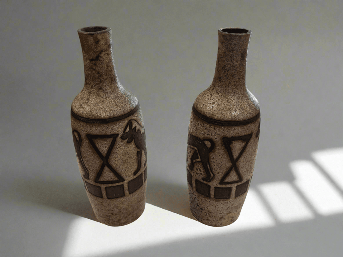 Ceramano Agina by Hans Welling, West Germany Vases - Industry Vintage