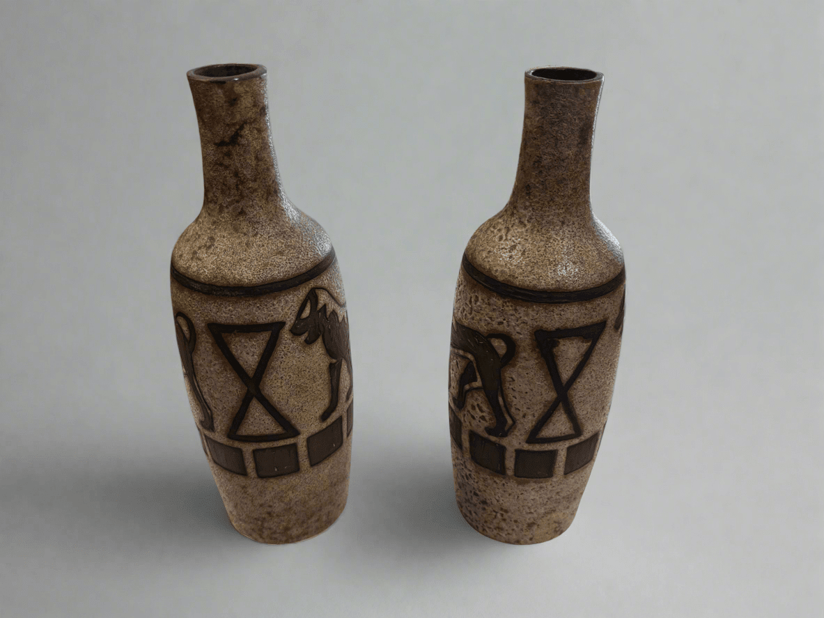 Ceramano Agina by Hans Welling, West Germany Vases - Industry Vintage
