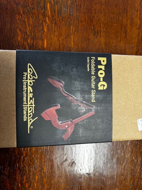 Cooperstand Portable Guitar Stand - Industry VintageSolid Sapele