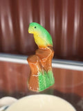 Crown Lynn Coloured Parrot Posy Vase - Industry Vintage