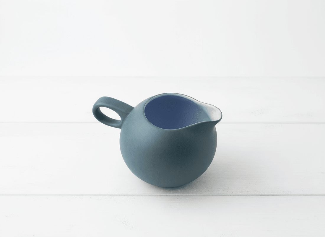 Crown Lynn Eyebrow-handle Jug by Dorothy Thorpe Rare - Industry Vintage