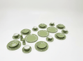 Crown Lynn Narvik Dinnerware Olive Green - Industry Vintage