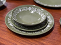 Crown Lynn Narvik Dinnerware Olive Green - Industry Vintage