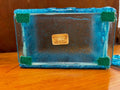 David Chevin Handcrafted Jewellery Box Blue - Industry Vintage