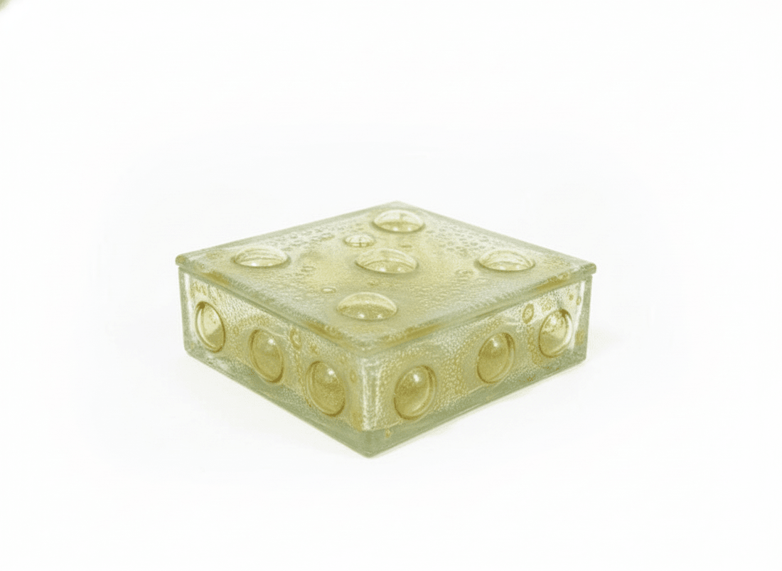David Chevin Handcrafted Jewellery Box Yellow - Industry Vintage
