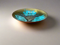 Edward Star Vintage Enamel on Copper Dish Artwork Edward Star