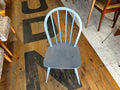 Ercol Windsor Dining Chair - Industry VintageBlue Grey with 2 patterns