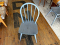 Ercol Windsor Dining Chair - Industry VintageBlue Grey with 3 patterns