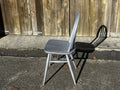Ercol Windsor Dining Chair - Industry VintageBlue Grey with 2 patterns