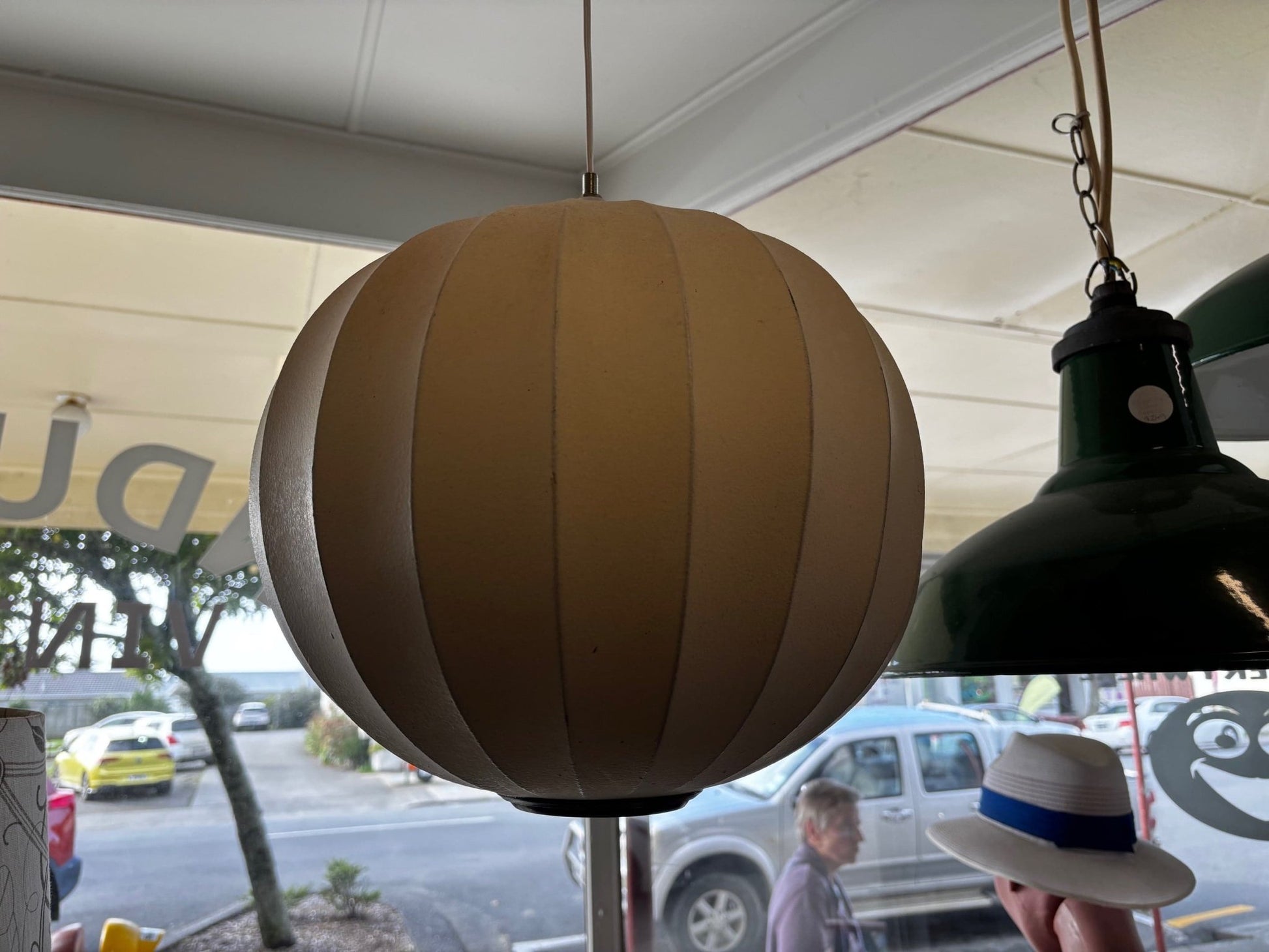 George Nelson Bubble Lamp, Genuine Vintage - Industry Vintage