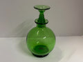 Green Glass Bottle with Lid - Industry Vintage