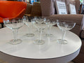 Hollow Stemmed Vintage Champagne Glasses Set of 6 - Industry Vintage
