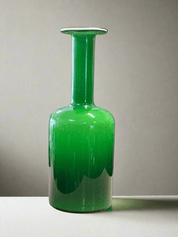 Holmegaard Art Glass Vase - Industry Vintage