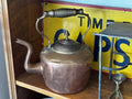 Antique Copper Large Victorian Copper Kettle - Industry Vintage