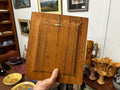 Māori Wooden Carving Panel with Pāua inlay - Industry Vintage