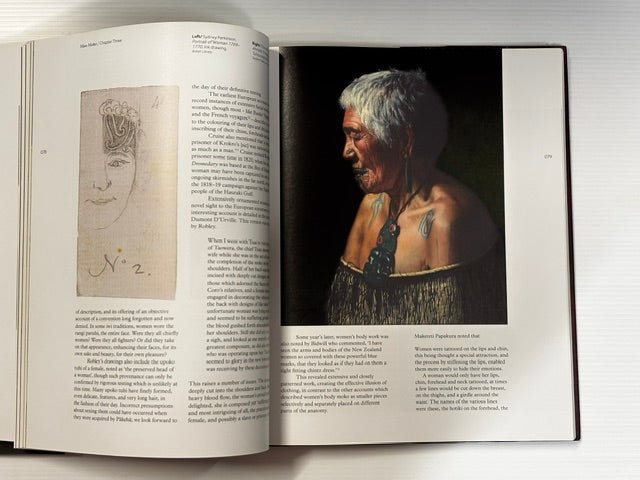 Mau Moko The World of Māori Tatto First Edition Signed Copy - Industry Vintage
