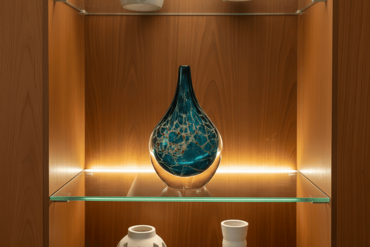 MDina Art Glass Vase by Michael Harris - Industry Vintage