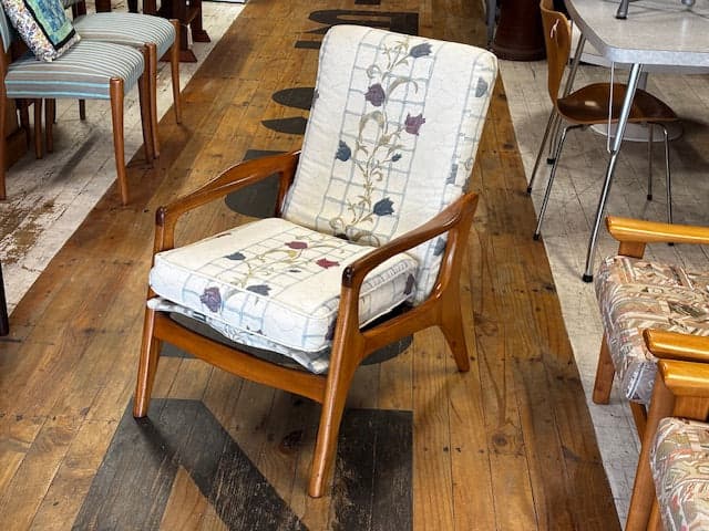 Mid Century Armchair By Fred Lowen Fler. - Industry Vintage