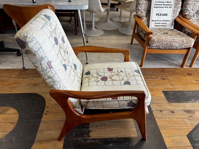 Mid Century Armchair By Fred Lowen Fler. - Industry Vintage