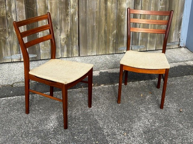 Mid Century Dining Chair with Original Upholstery - Industry Vintage