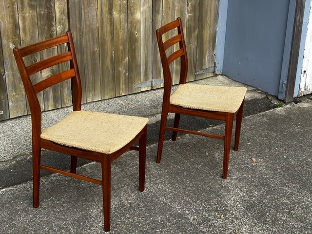 Mid Century Dining Chair with Original Upholstery - Industry Vintage
